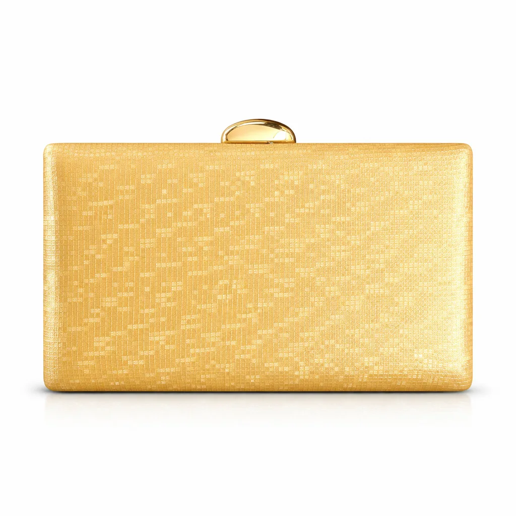 

Minimalist Solid Color Square Clutch Bag Lady Premium Feel Handbag And Purse Magnetic Buckle Closure Evening Bag