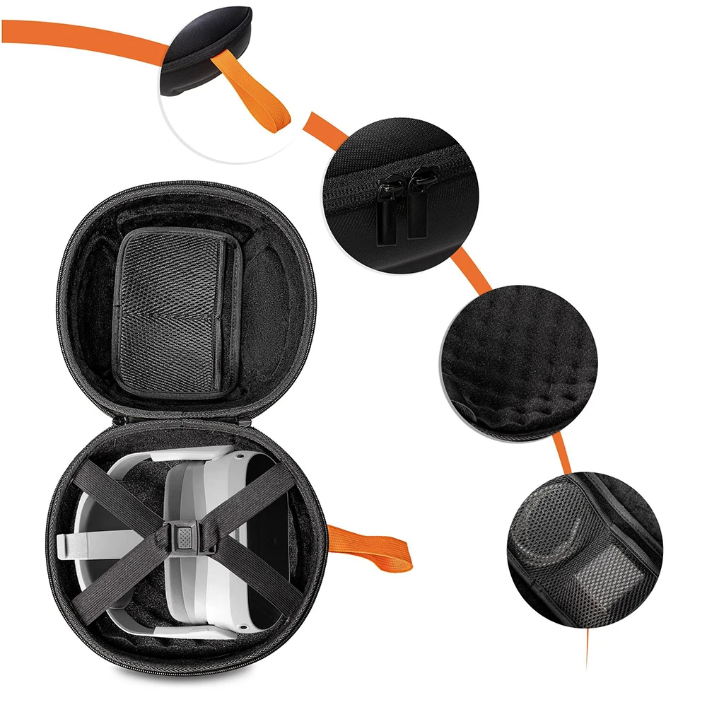 حقيبة تخزين EVA صلبة لنظارات Pico 4 VR ، صندوق ماكينة الكل في واحد ، آلة متكاملة للواقع الافتراضي ، حقيبة حمل للسفر