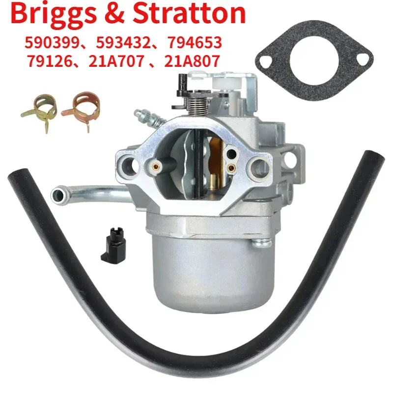 590399 593432 794653 791266 Carburetor Kits For Briggs & Stratton 21A972 21A977 Engine