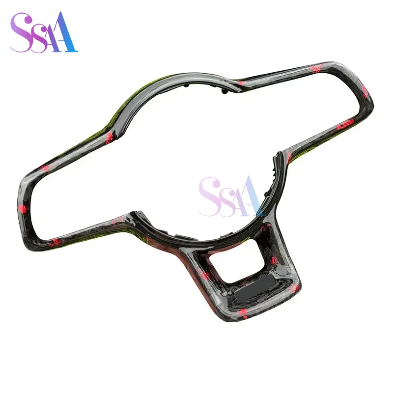 

Аксессуары для рамы рулевого колеса из кованого углеродного волокна для Volkswagen Golf 7 MK7 7,5 R Rline GTI GTE