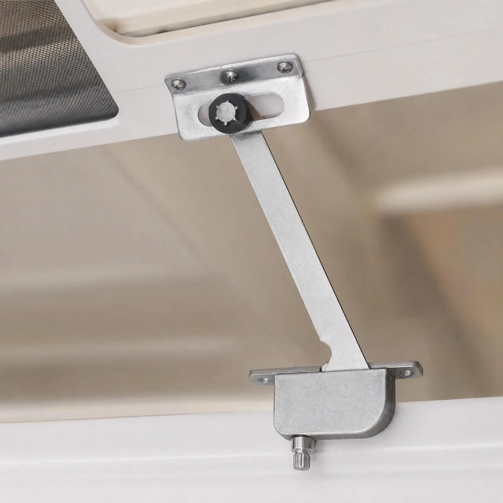 Zinc Alloy Roof Vent Rod Manual Opening Tool for RV Trailer Vent Fan Replacement Support Bracket