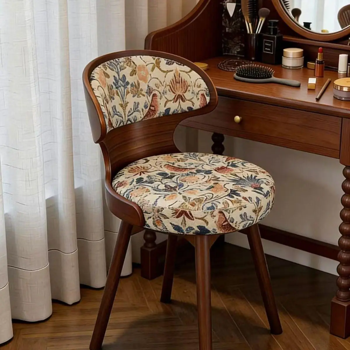 Simple desk chair Bedroom makeup chair Dining Computer Rotatable