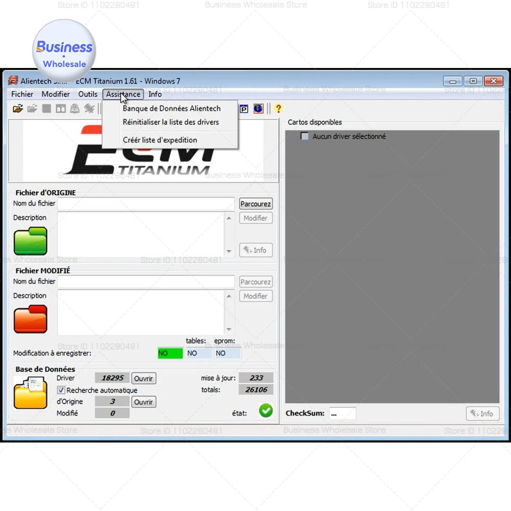 ECM Titanium 1.61 مع 26000 + سائق Hexadecimal View Checksum Car ECM V1.61 مع 18259 + سائق لبرنامج إصلاح السيارات أداة ecu
