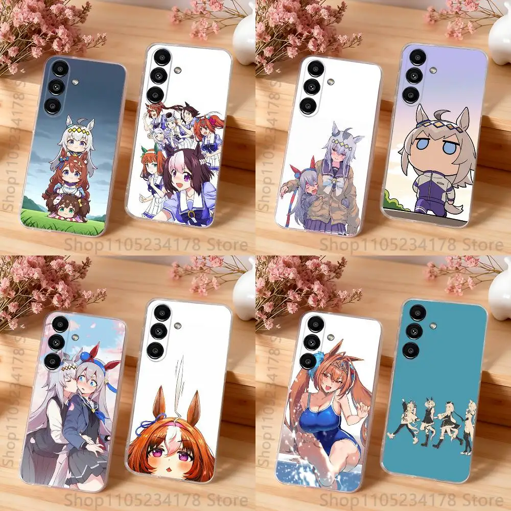 

Uma M-Musume P-Pretty Derby Clear case suitable for Samsung S30,S25,S24,S23,S21,S22,S20,S10,5G,FE,lite,PIus,Ultra Transparent