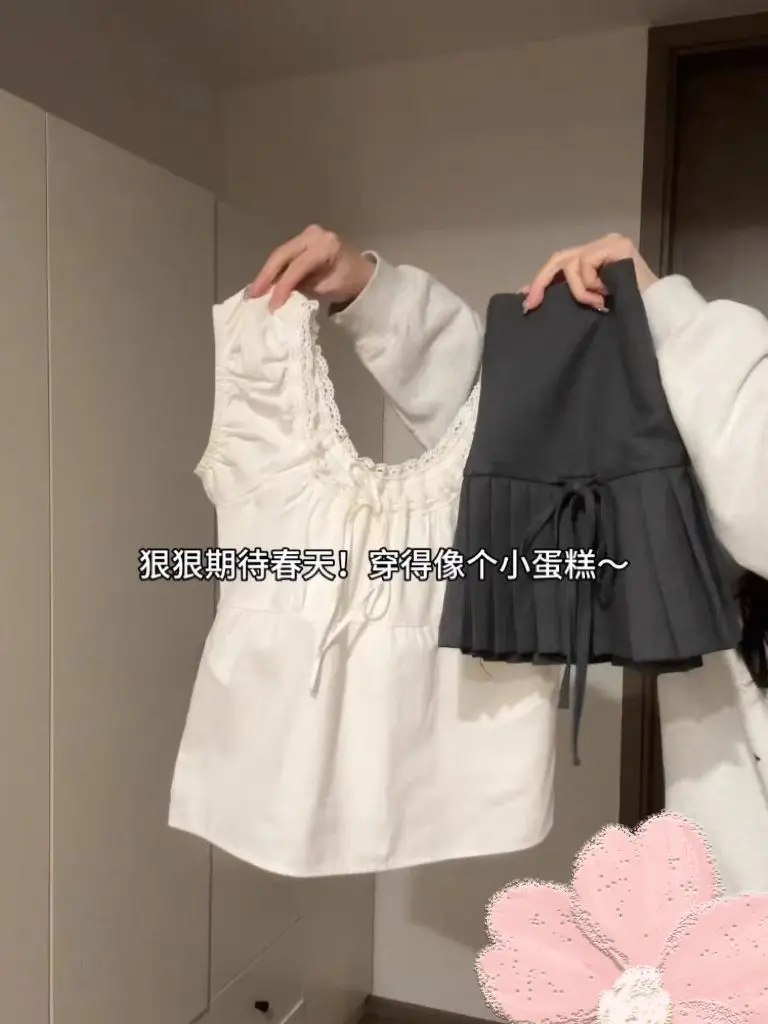 القطن الدانتيل حافة العلوي الربط الدانتيل التعادل الداخلية تيز قصيرة الأكمام الصيف المرأة نفخة الأكمام قرصة الخصر تجعلك تبدو سليم الأعلى