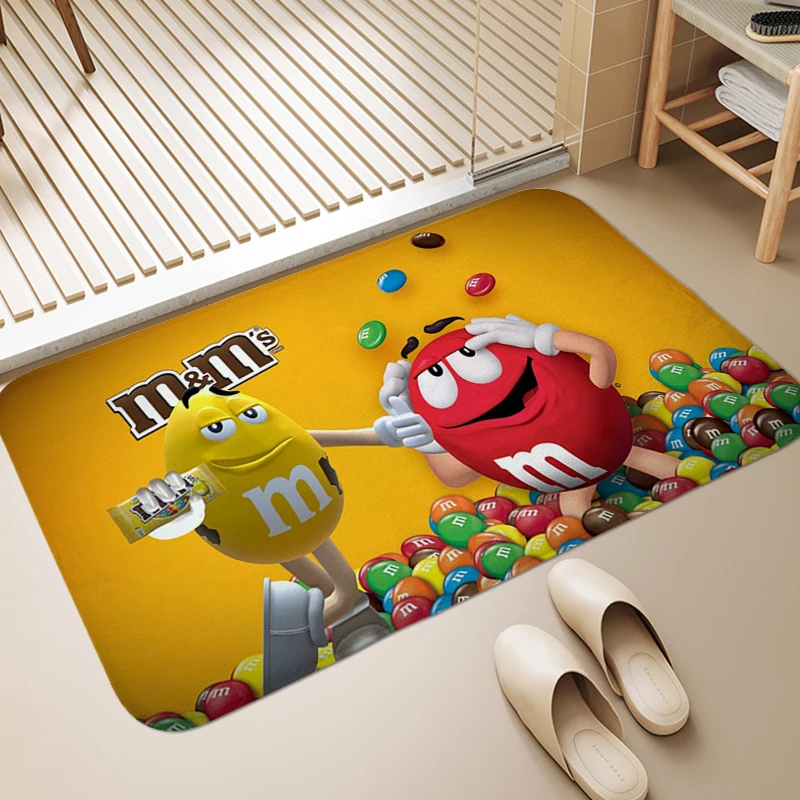 Rug for Bedroom M&M Living Room Floor Carpet Anti Slip Entrance Door Doormat Bathroom Hallway Foot Mat Room Decorating Items