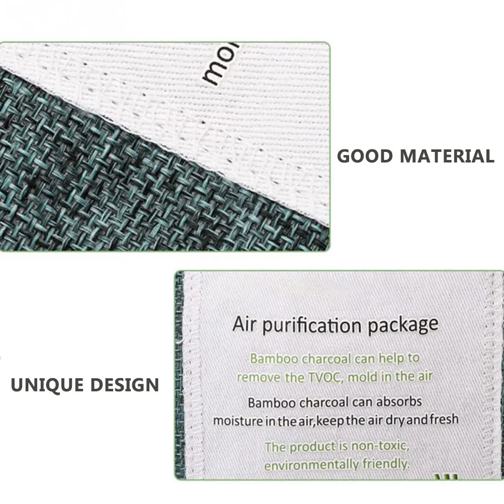 

2 pc Bamboo Charcoal Bag Air Purifier Deodorizer Freshener Closet Car Pet Odor Remover Moisture Absorber Freshener