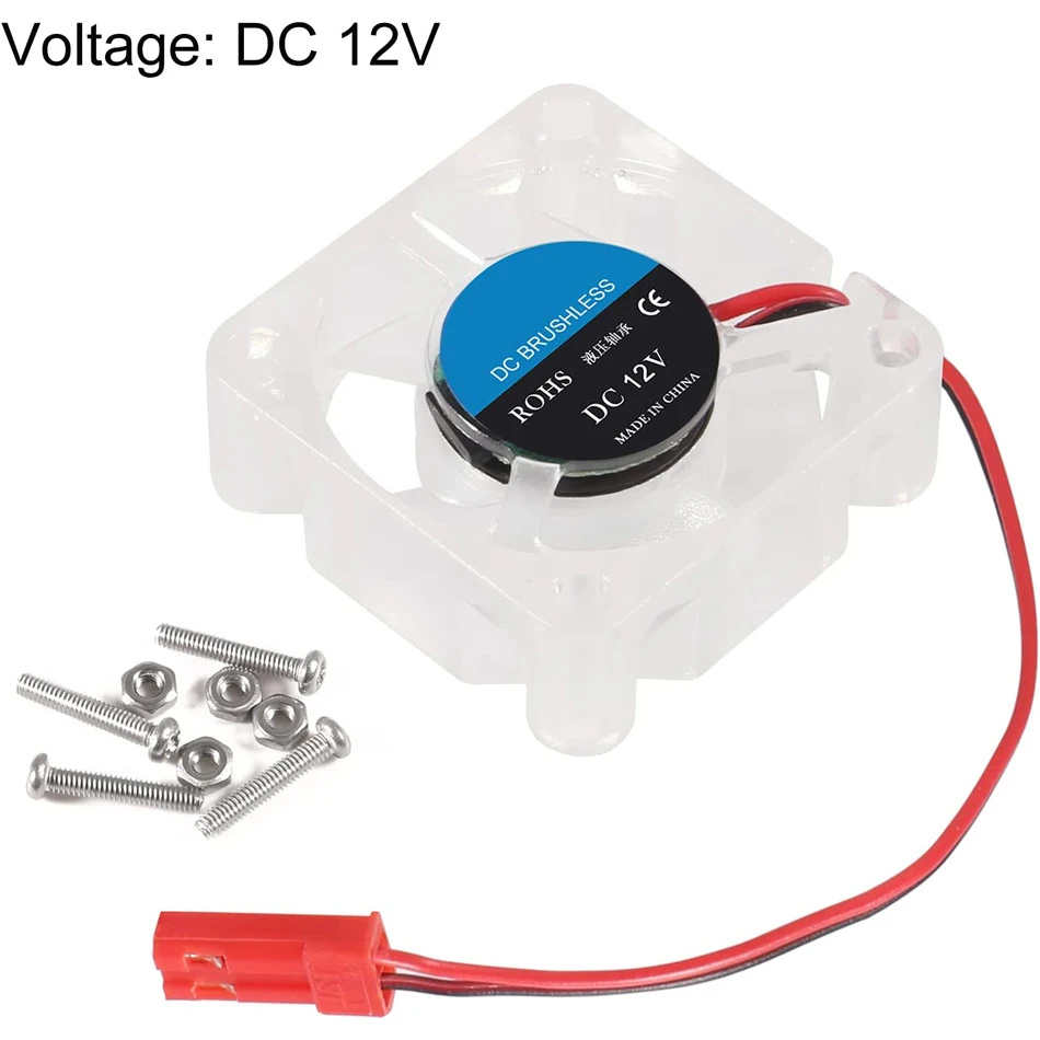 مروحة التبريد مصباح ليد جهاز كمبيوتر شخصي 3010 5 فولت/12 فولت/24 فولت جهاز تحكم بالمروحة 2Pin الترا تحمل المبرد ثلاثية الأبعاد أجزاء الطابعة