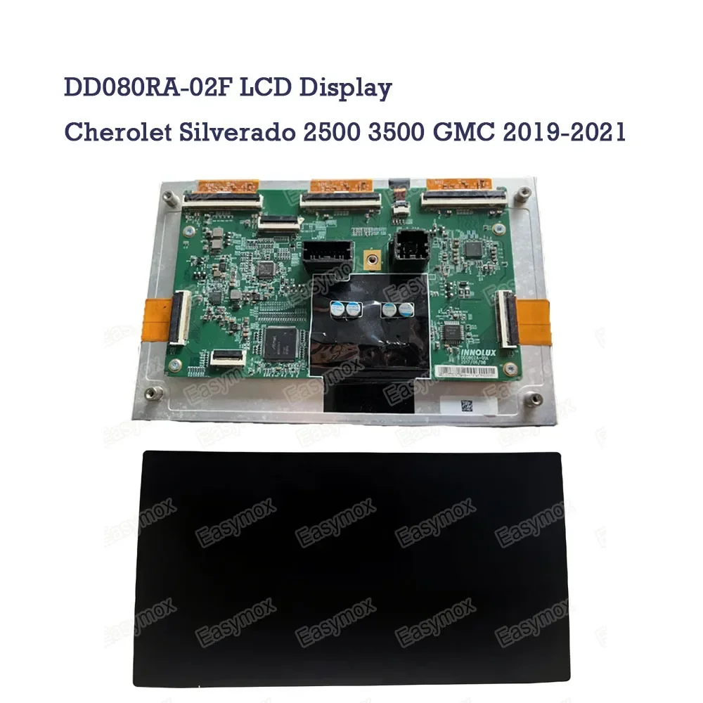 8inch LCD Display for Chevrolet Silverado 2500 3500 GMC 2019 2020 2021 Navigation GPS Screen  Repair DD080RA-02F