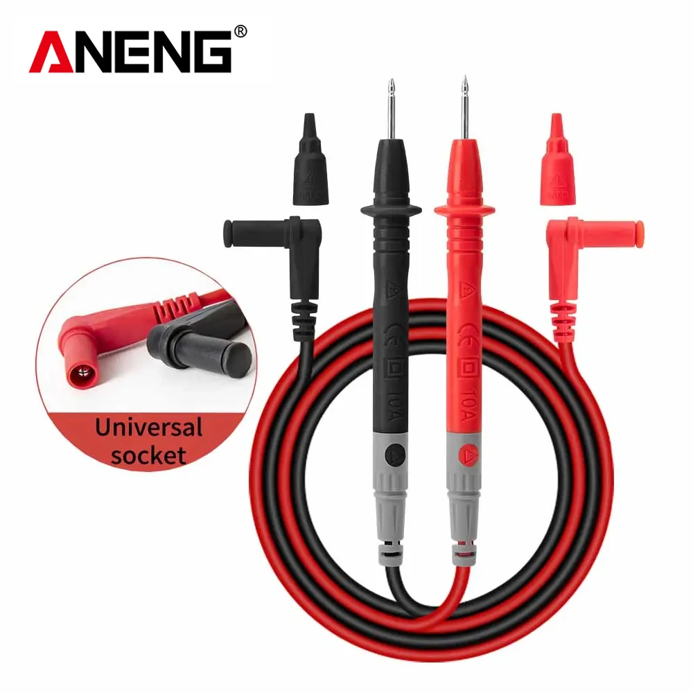 ANENG  Universal Probe Test Leads Pin 1 Pair for Digital Multimeter Needle Tip Meter 10A 1000V Tester Lead Probe Wire Pen Cable