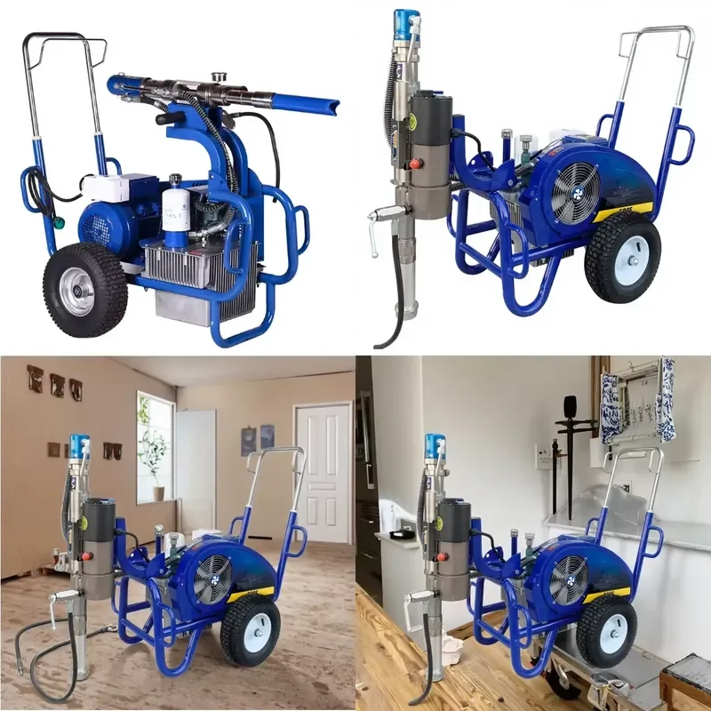 High-Pressure Multifunctional Electric Airless Painting Spraying Machine for Polyurethane Putty Powder Latex Spray Gun