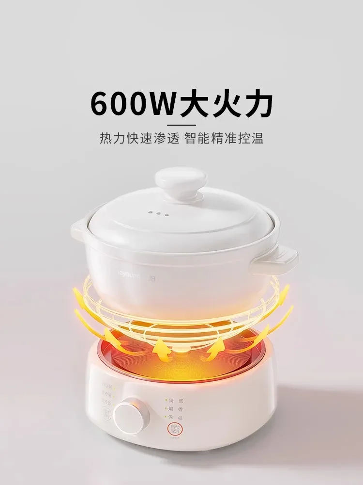 220V Ceramic Electric Stewpot for Baby Porridge Cooking, Soup Making and Bird's Nest Stewing at Home AOC