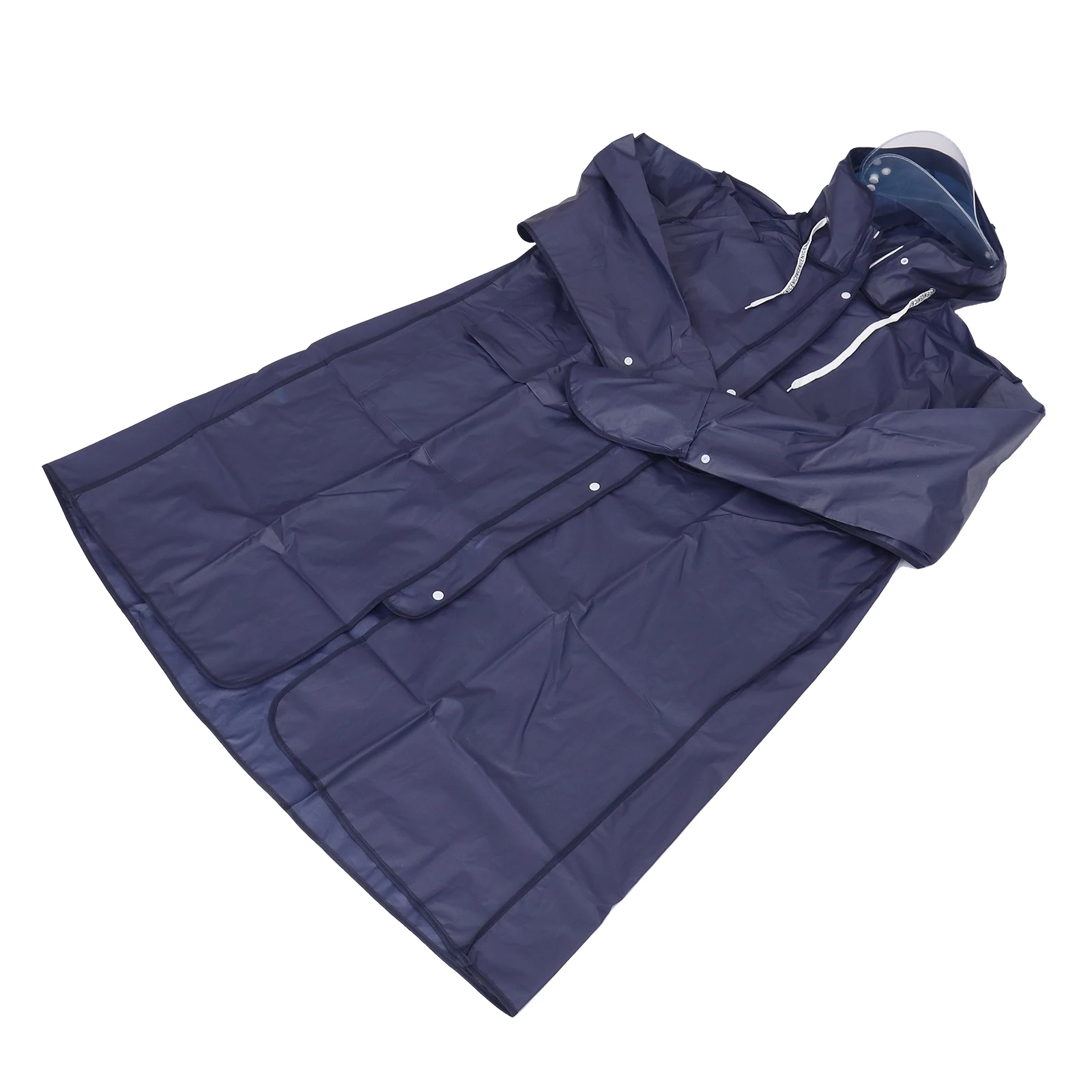 

Adult Raincoat Reusable Fashion Thicken Eva Black Xxl Size Waterproof Outdoor Rainwear for Climbing Travel Camping Hiking