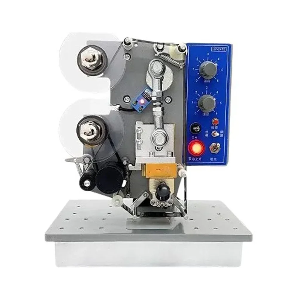 NEW Electric Ribbon Coding Machine HP-241B Electric Ribbon Coder Printing Production Date Ink Digital ImitationInkjet Coding