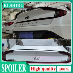 FOR Auto Spoiler Accessories Hyundai NEW Sonata DN8 2019 2020 2021 ABS Material Car Trunk Rear Lip WING Tail FIN Refit Sonata 10