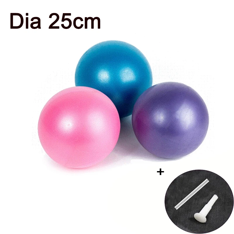 45/25cm Yoga Ball Gym Fitness Balls Sports Pilates Birthing Fitball Exercise Training Workout Massage Ball Pump Can Be Selected - Image 5