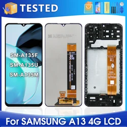 6.6''A13 4G For Samsung For  A135F A135M A135U A135U1 A135N LCD Display Touch Screen Digitizer Assembly Replacement