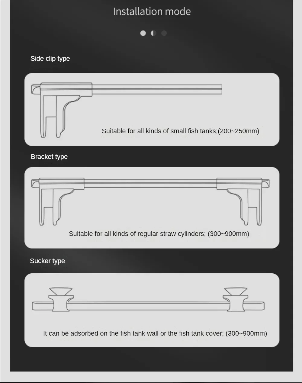 حوض السمك مصباح ليد خزان الأسماك LED الشعاب المرجانية الديكور ضوء للمياه المالحة المياه العذبة الأسماك الشعاب المرجانية ، أقواس قابلة للتمديد ، 2 وضع الضوء #6