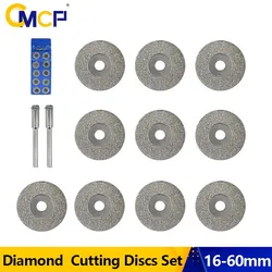 Cmcp Mini Diamant Zaagblad 16-60Mm Micro Zaagblad Diamant Slijpschijf Voor Rotary Gereedschap Cirkelzaag blade Met Doorn