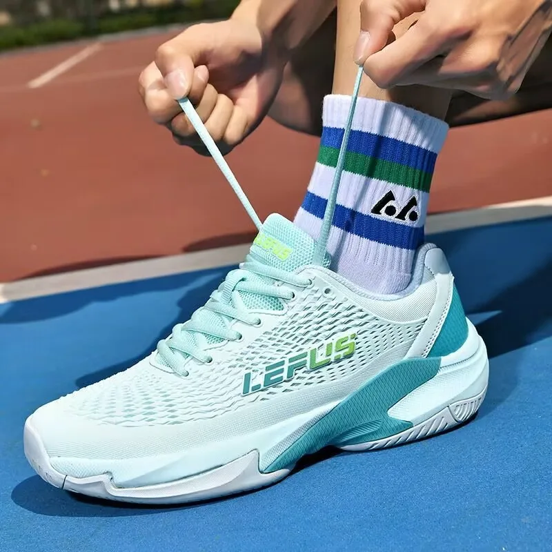 Luxury Brand Badminton Shoes Mesh Breathable Tennis Shoes Super Light Indoor Court Shoes Good Quality Table Tennis Shoe Unisex