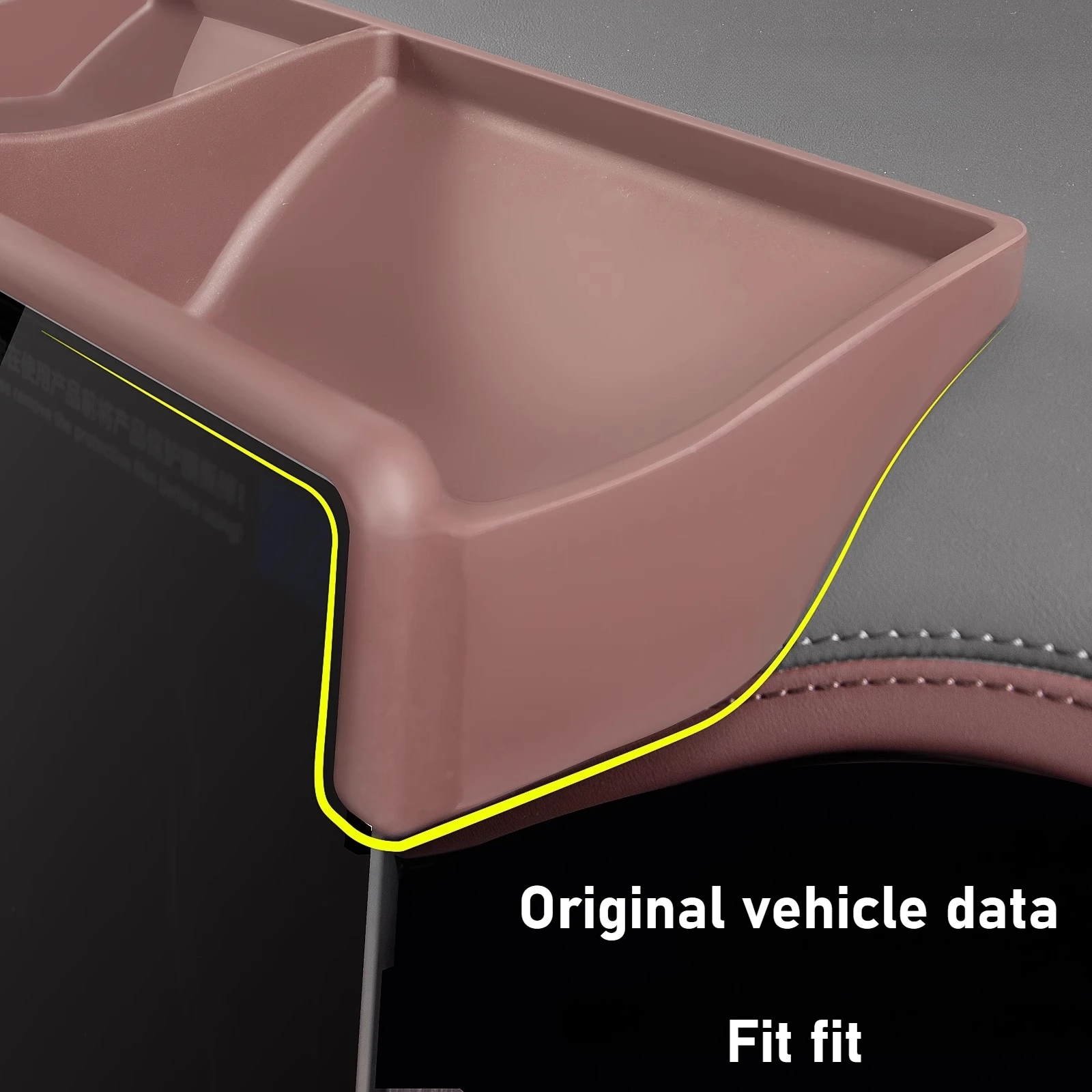 ل DENZA Z9gt صندوق تخزين الشاشة الخلفية تخزين حصيرة سيليكون تعديل الملحقات الداخلية