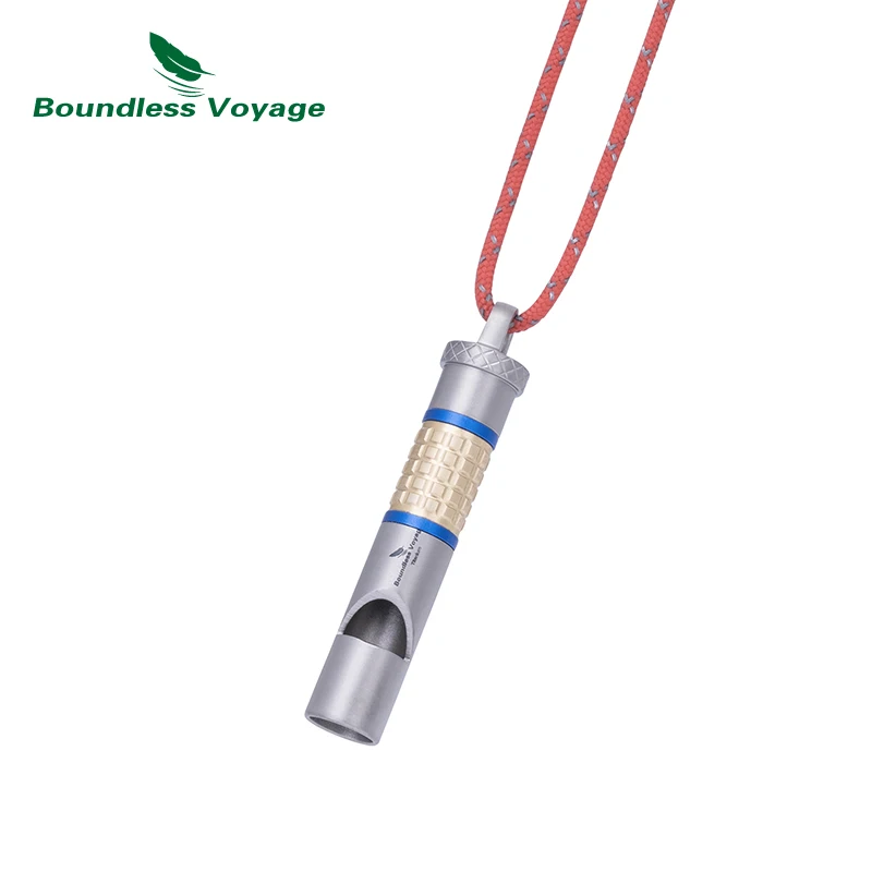 صفارات السلامة التي لا حدود لها من التيتانيوم لإنقاذ الحياة والمشي لمسافات طويلة وتدريب الحيوانات الأليفة صفارات رياضية Ti9013O 1 قطعة #1