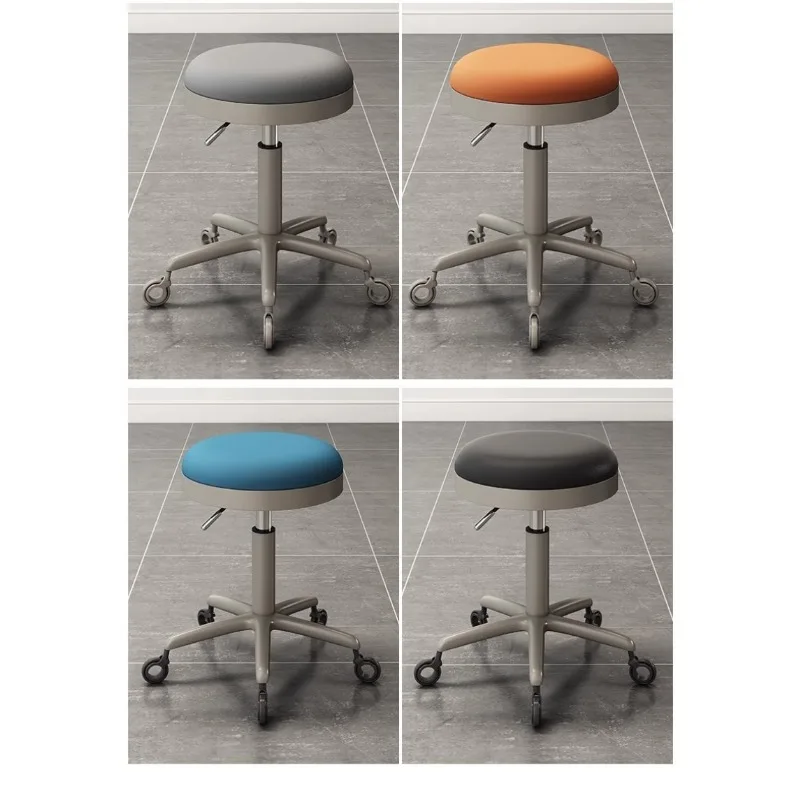 

товары для дома Стул для красоты, большой рабочий табурет, шкив, маникюрная парикмахерская, высококачественный вращающийся подъемный круглый табурет для дома