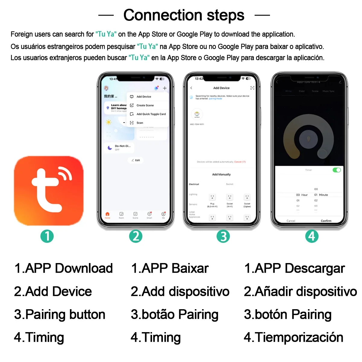 1-10 قطعة Tuya WiFi GU10 الأضواء الذكية LED ضوء لمبة بلوتوث عكس الضوء مصابيح الحياة الذكية App التحكم يعمل مع أليكسا جوجل