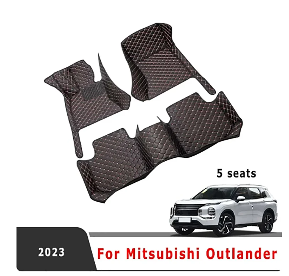 

Автомобильные коврики для Mitsubishi Outlander 2025 2024 2023 (5 мест), внутренние коврики, аксессуары, коврики, водонепроницаемые автомобильные коврики