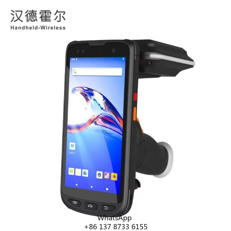 

5.5" Android Data Collector RFID Warehouse Inventory PDAS 15m Range Impinj E710 Scanner For Epc Gen2 860-960mzh Uhf Tag