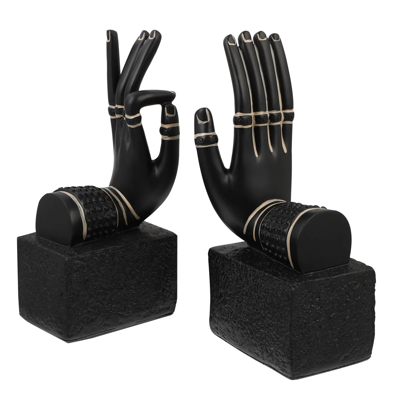 1pair-resin-buddha-hand-vintage-bookends-non-slip-fabric-desktop-organizer-home-decor-book-support-mudra-symbol