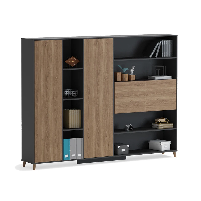 Filing Cabinet  Simple Modern Bookshelf  Information Storage Lockers Boss Bookcase Office Furniture