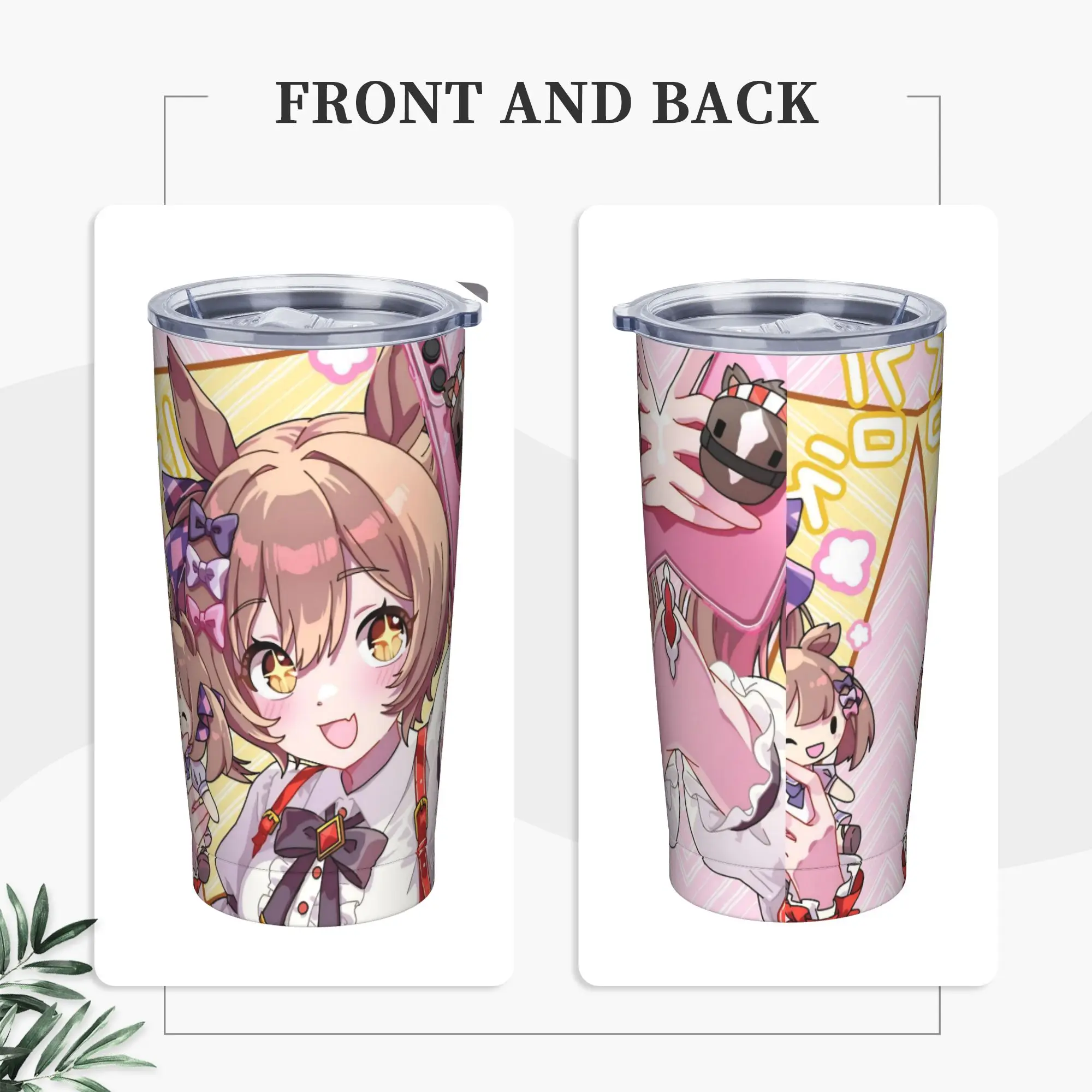 Stainless Steel Tumbler Smart Flacon Umamusume Pretty Derby Coffee Mug  Portable Hot Drinks Mugs Cup Travelist Water Bottle