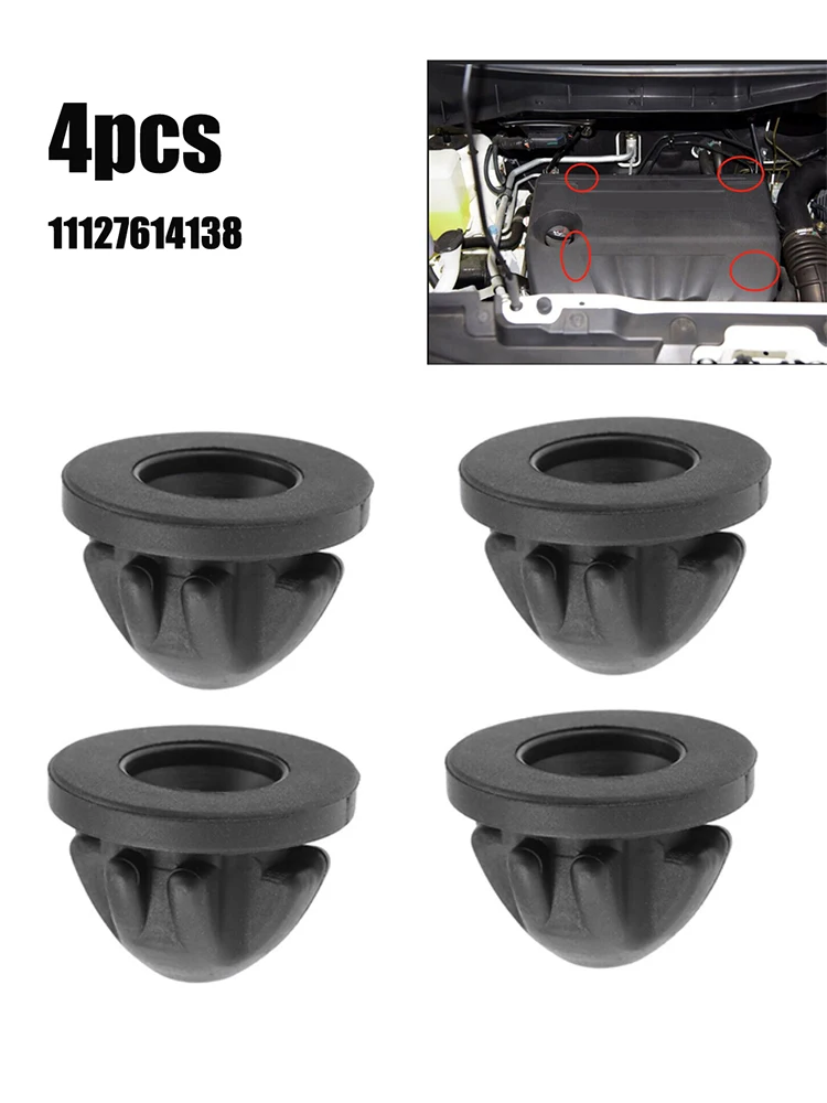 1/4Pcs Engine Cover Trim Rubber Mount Grommets Bush Bump Stopper For BMW E88 E82 F20 F21 F22 F87 F23 F44 F45 F46 E90 E91