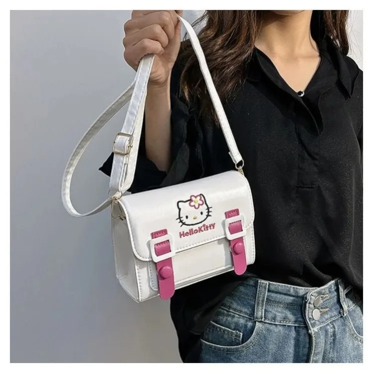 Kuromi Women\'s Small Crossbody Bag My Melody High Quality Bag Hello Kitty Y2k Anime Cartoon Cinnamoroll Sanrio Action Plush Toy