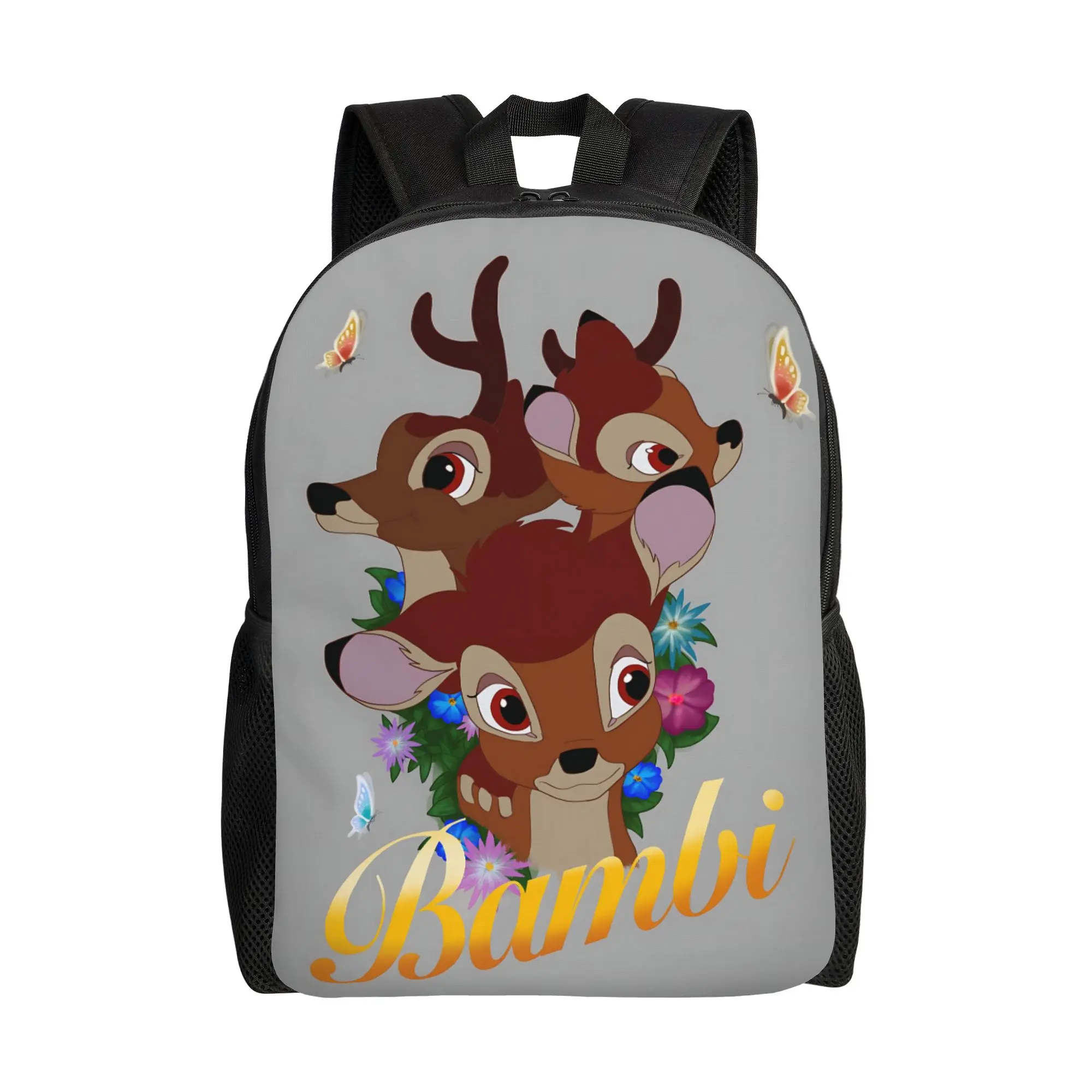 

Рюкзак Bambi Thumper Flower Trio, 1 шт., для нового учебного года, походный, подарок Bambi Thumper Faline, к началу нового учебного года