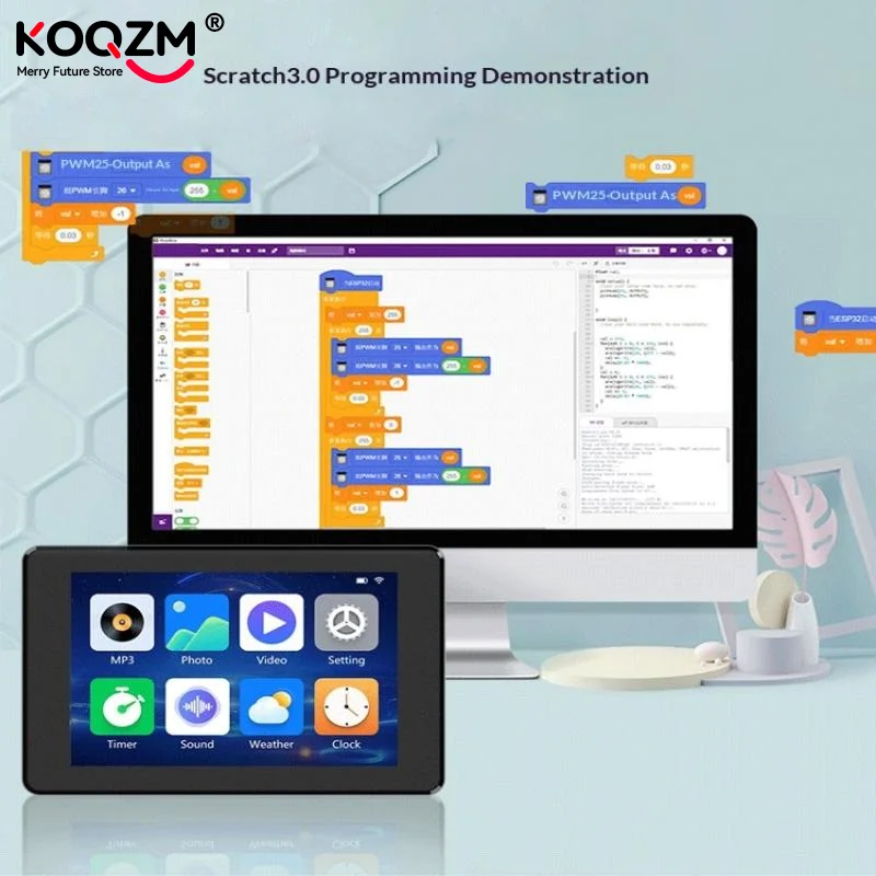 1 PCS ESP32 Development Board 3.5 Inch IPS Capacitive Touch Screen 480x320 8M PSRAM 16M Flash