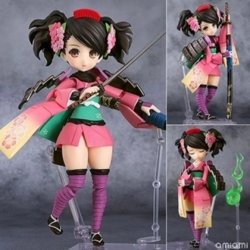 In Stock Original PHAT Parfom Momohime Muramasa Rebirth Game Character Model Movable Doll Art Collection 14CM