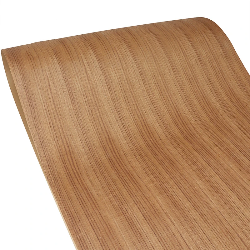 Natural Wood Veneer Thai Teak Straight Grain for Furniture Backing Kraftpaper about 60cm x 2.5m 0.25mm Q/C