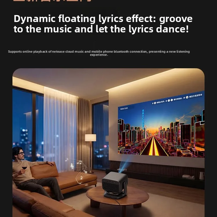 Ultra Highlight Flagship Home Projector 1080P