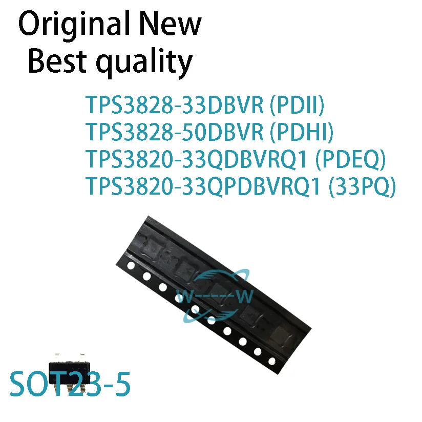 (5 PCS) TPS3828-33DBVR PDII TPS3828-50DBVR PDHI TPS3820-33QDBVRQ1 PDEQ TPS3820-33QPDBVRQ1 33PQ TPS3828-33 -50 TPS3820-33Q IC