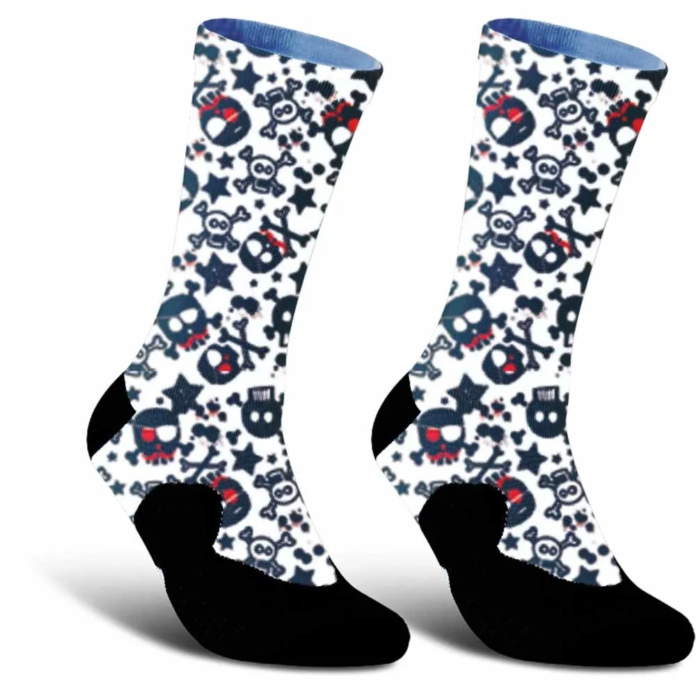 

Новинка 2025 года: велосипедные носки унисекс с пиратским черепом и более креативными узорами — дышащие, впитывающие пот и идеальные аксессуары для велосипеда Gi