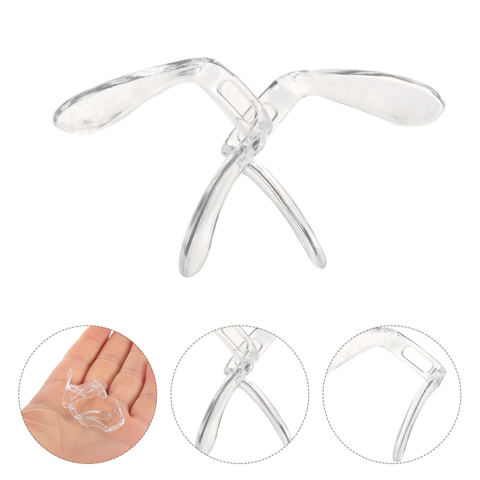 

4Pcs Glasses Nose Pads Non-Slip Comfortable Skin-Friendly Eyeglass Nose Cushion Replacement Optical Frame Support