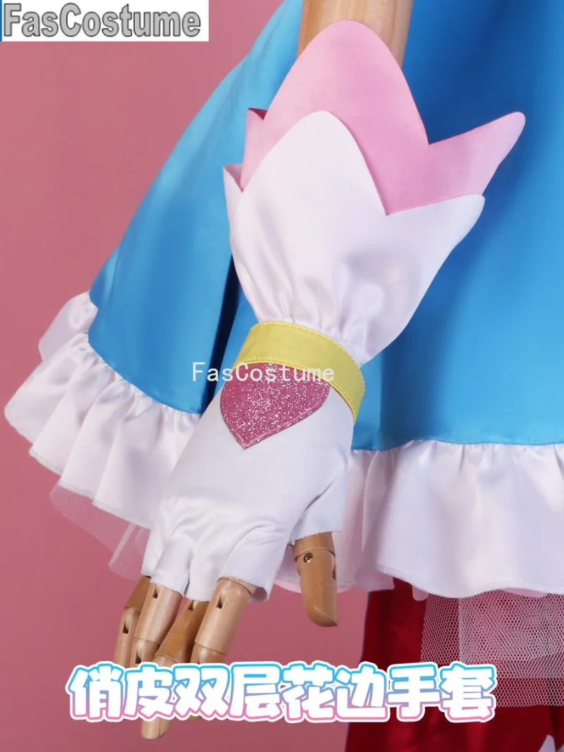 كوس-كيكي أنيمي هيروغارو سكاي! بدلة لعبة Pretty Cure Cure Sky Sora Harewataru فستان جميل ورائع أزياء تنكرية للهالوين