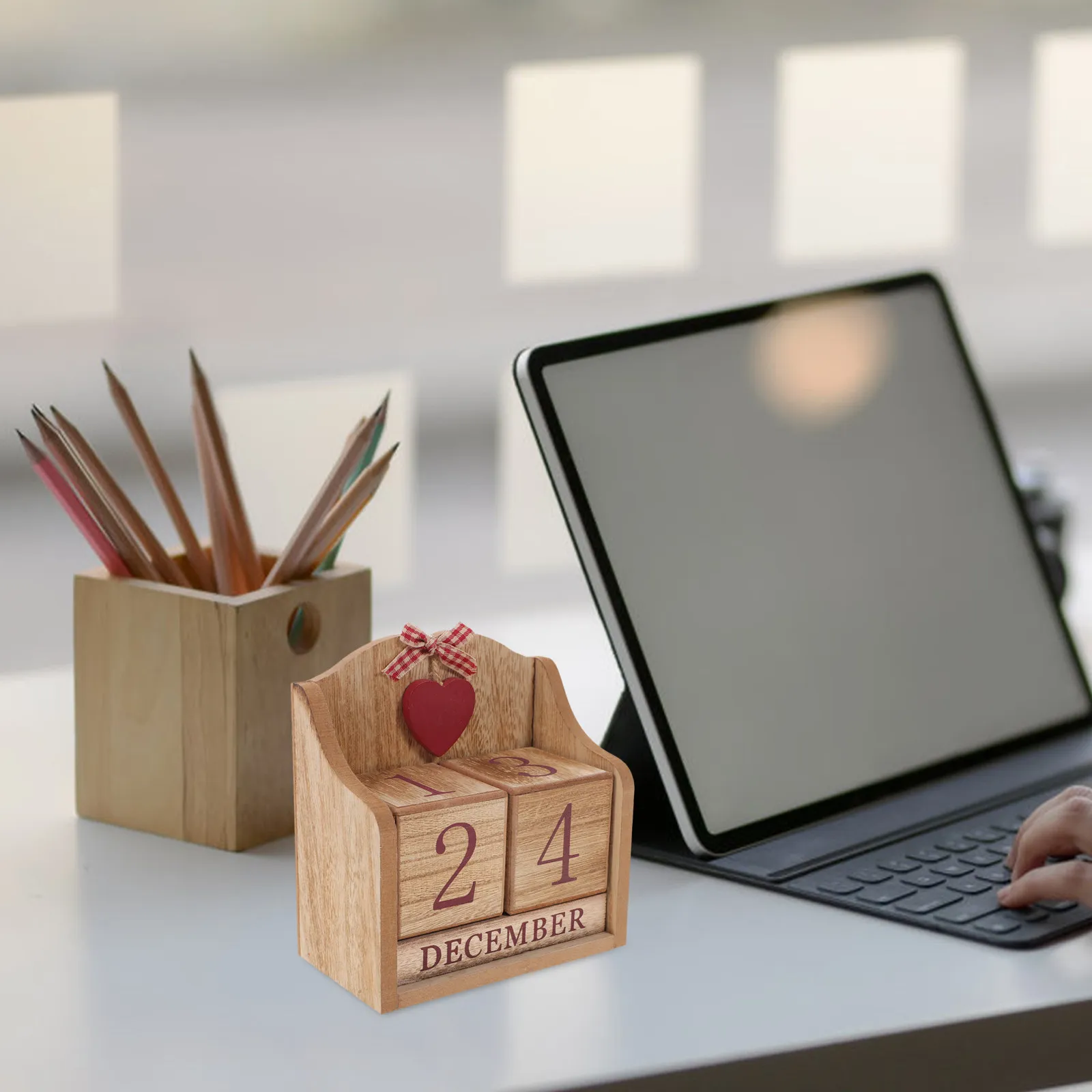 

Wooden Desk Calendar Perpetual Date Cubes Blocks Manual Design Office Home Desktop Calendar Blocks Wooden Perpetual Date