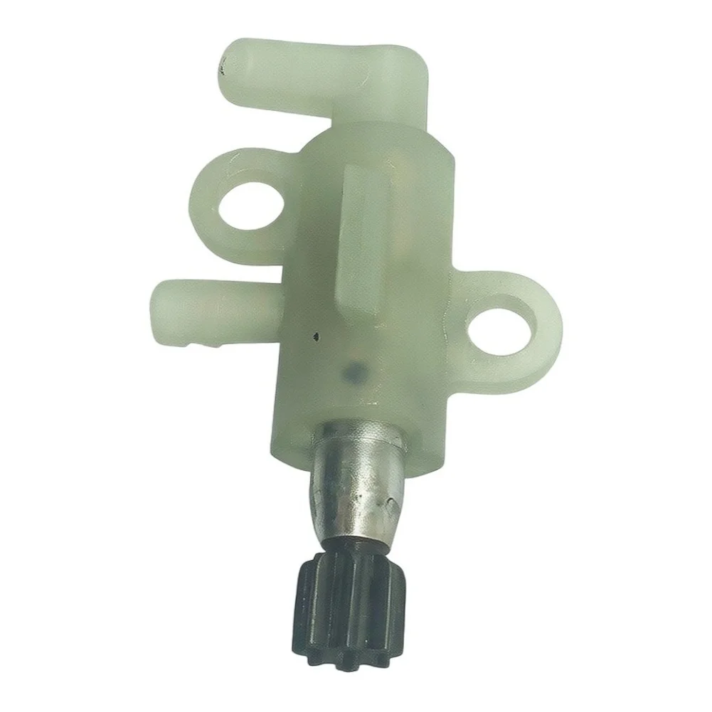 White ABS Electric For Chainsaw Oil Pump Gear Replacement Part For Power Saw Lubrication System Easy Install Garden Tool