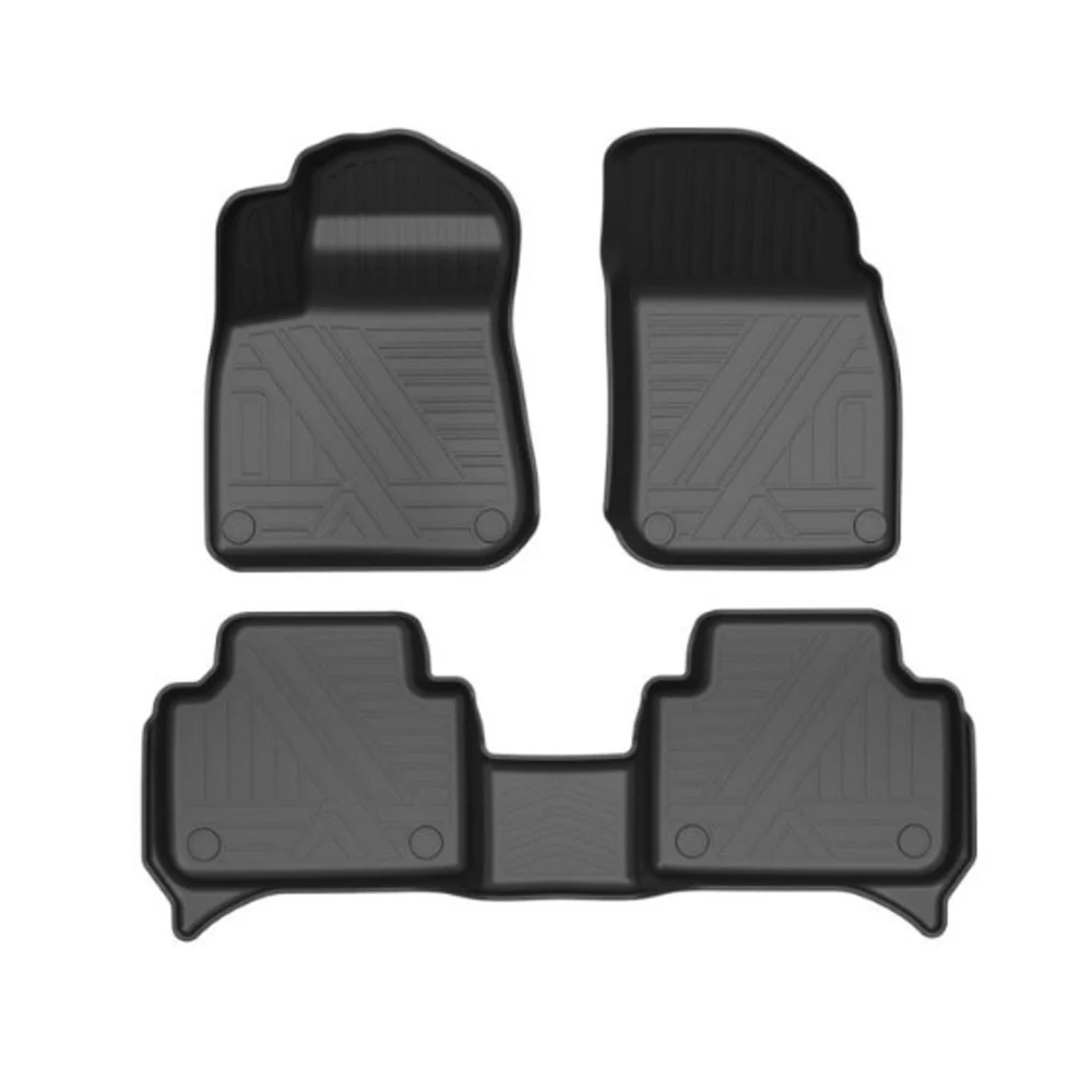 

For Volkswagen TOUAREG 2019-2021 Car Foot Mats The Left Driving Custom Luxury Carpet Liner 3D TPE Wear-resisting Car Floor Pad