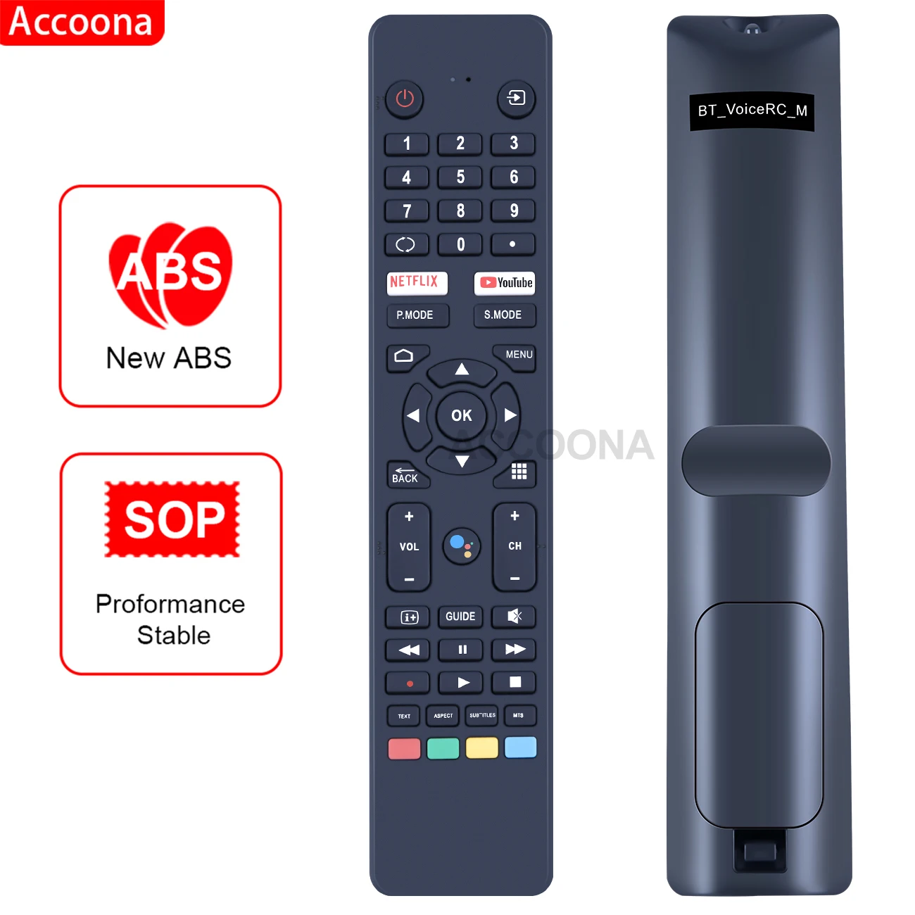 Mando a distancia BT-VOICERC-M M2, para KONKA Engel, LE4390ATV, LE5090ATV, LE5590ATV, Logik, L43AUE21, A21, L50AUE21, SMART TV