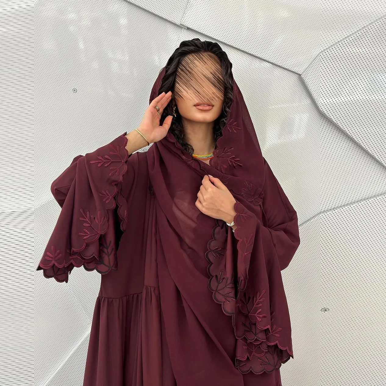 

Muslim Women Long Robe Cardigan Hijab Dress Set Dubai Open Abaya Turkey Kaftan Ramadan Eid Kebaya Caftan Marocain Femme Jalabiya