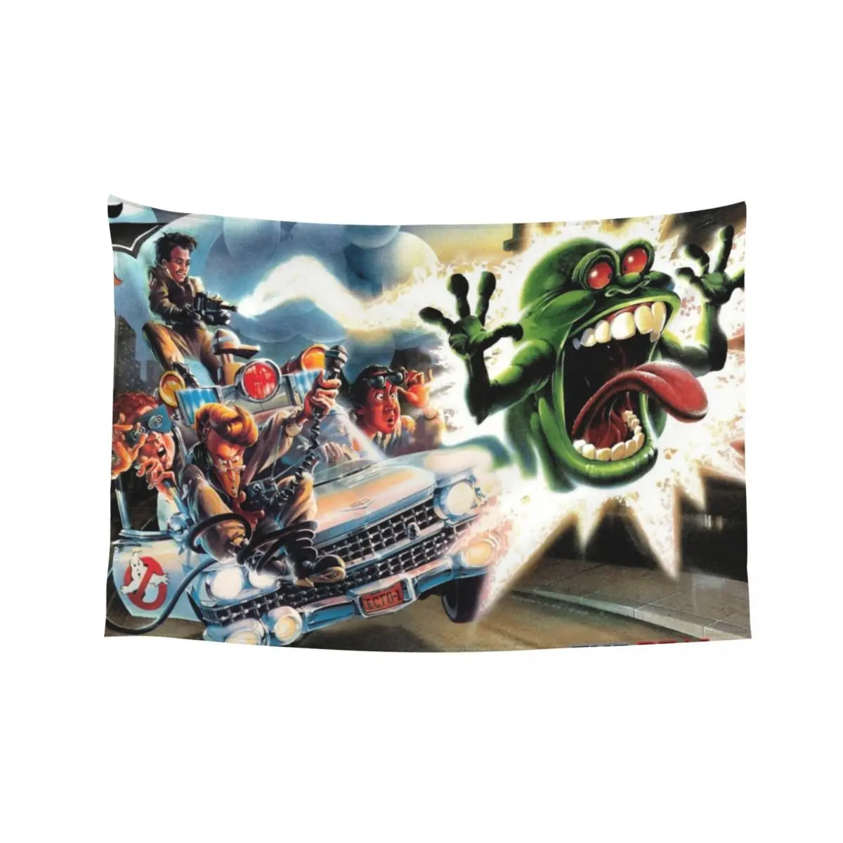

The Real Ghostbusters Classic Artwork Tapestry Wall Coverings Room Aesthetic Decor Tapestry